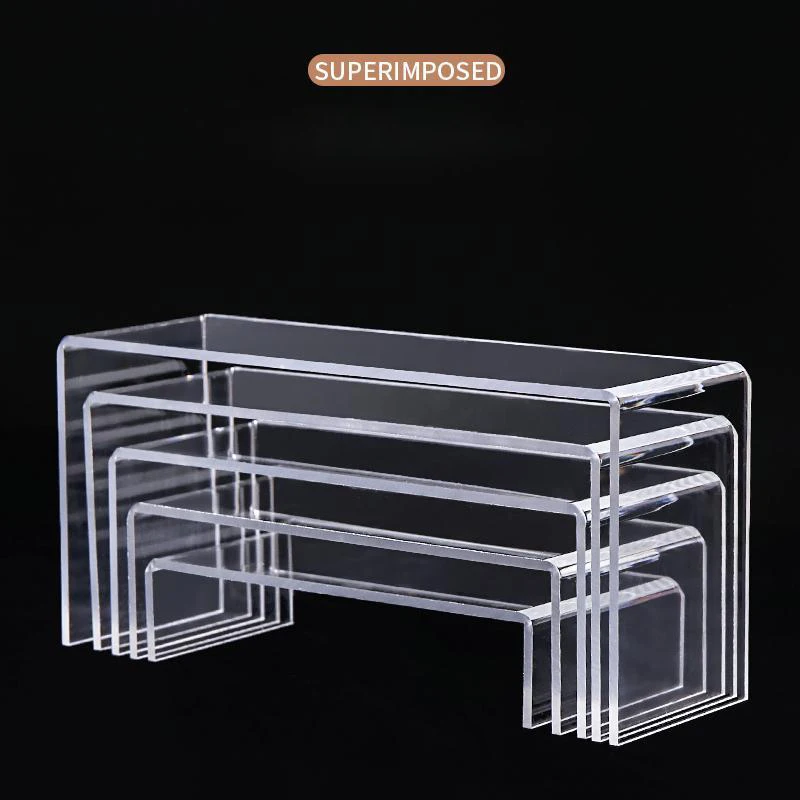 Risers de exibição de acrílico - Pop Display Shelf avaliação e preço